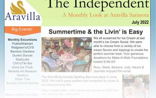 Assisted Living Newsletter - July 2022 - Aravilla Sarasota