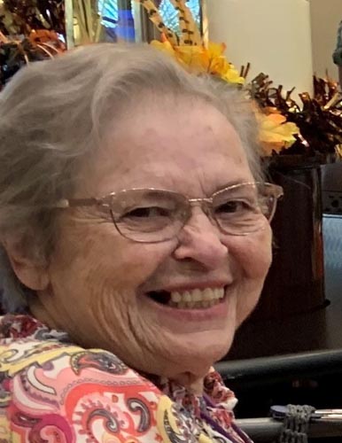assisted living resident smiling