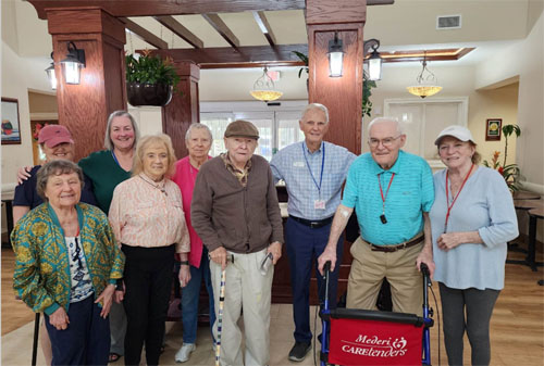 memory care residents attending Forget me not ministry