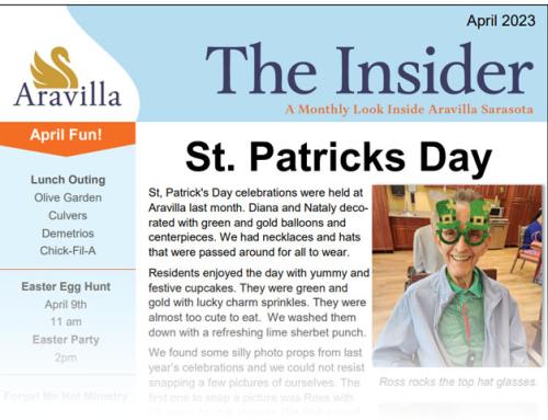 Memory Care Newsletter April 2023