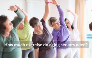 How much exercise do aging seniors need