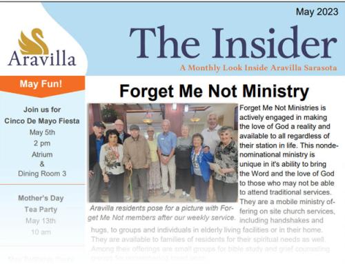 Memory Care Newsletter May 2023