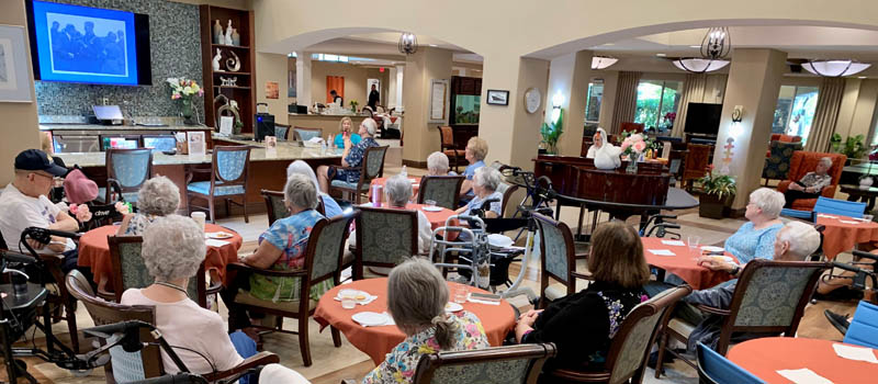 Assisted Living Aravilla Sarasota - book presentation