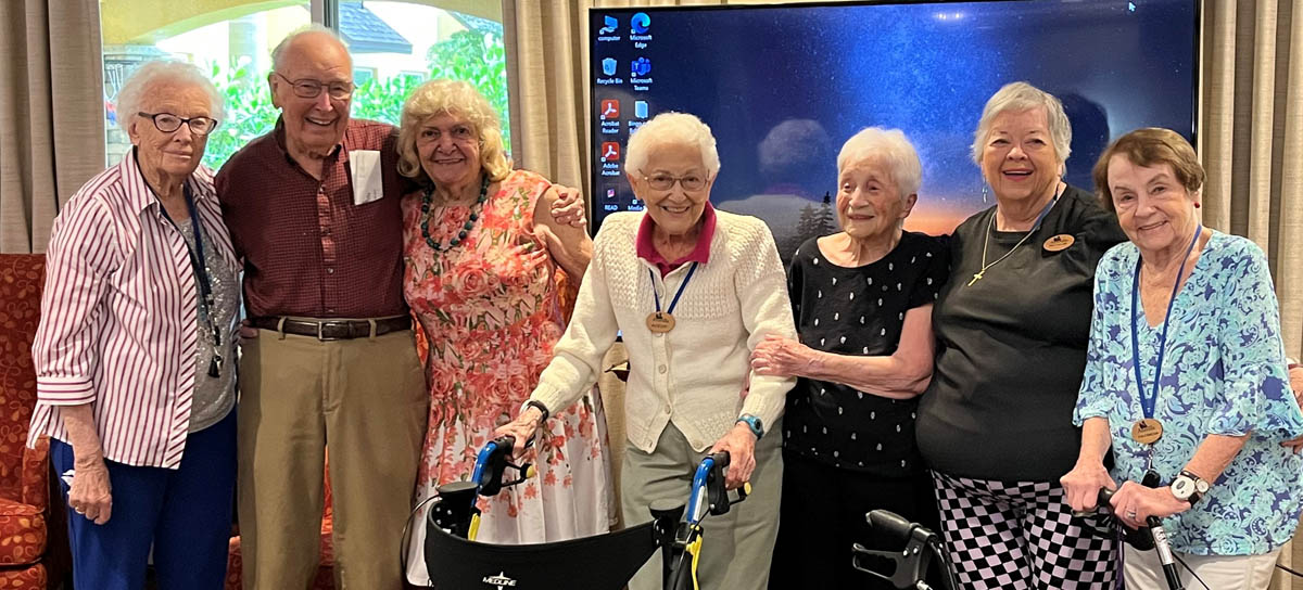 Aravilla Sarasota assisted living residents jeopardy game