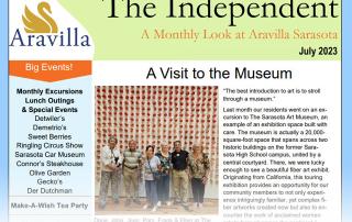 assisted living newsletter july 2023 image