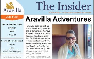 memory care newsletter july 2023