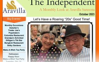 assisted living newsletter October 2023 image