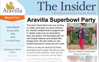 memory care Sarasota - Aravilla Sarasota newsletter image