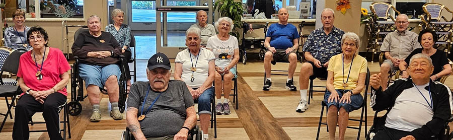 daily exercise for seniors at Aravilla Sarasota