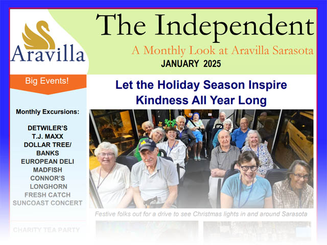 assisted living newsletter january 2025 image