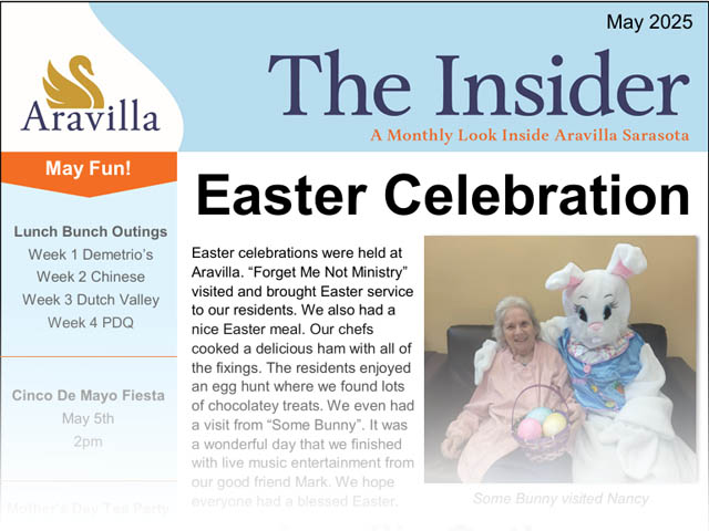memory care newsletter image May 2025