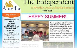 assisted living newsletter June 2025 image