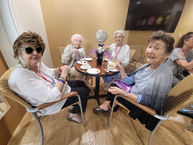 senior residents tea party senior residents tea party