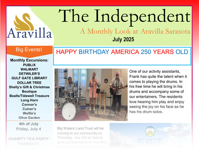 assisted living newsletter image AL July 2025