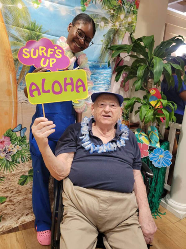 resident posing for photo