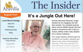 memory care newsletter August image