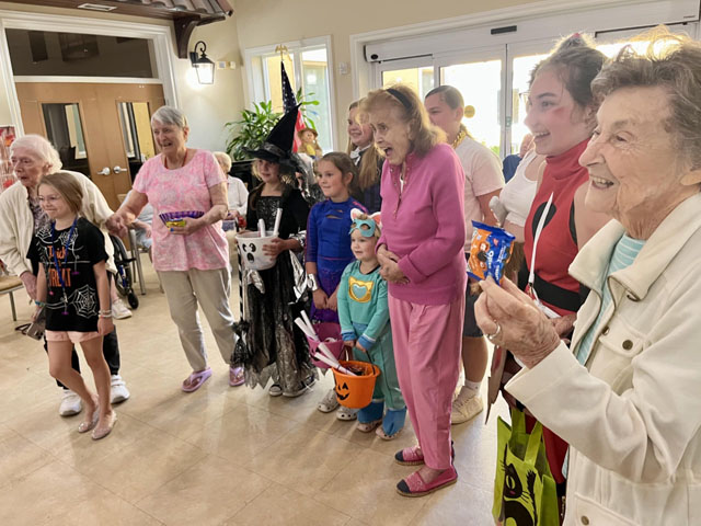 Halloween festivities for senior residents Halloween festivities for senior residents