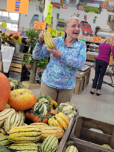 senior resident fall produce shopping senior resident fall produce shopping