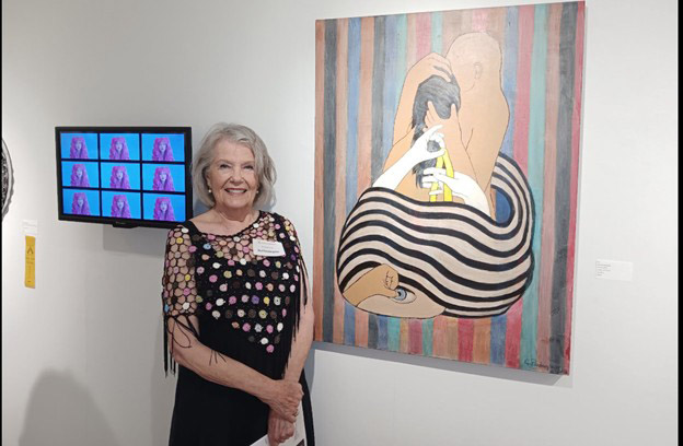 assisted living resident featured artwork