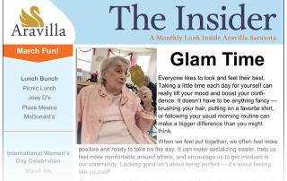 memory care newsletter image March 2026