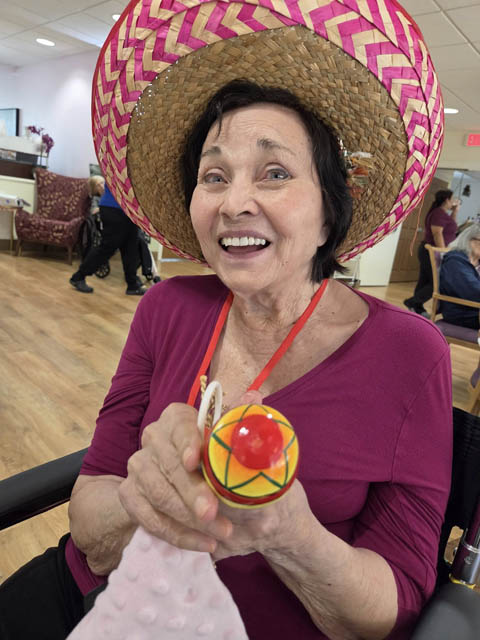 cinco de mayo fun at memory care Aravilla Sarasota
