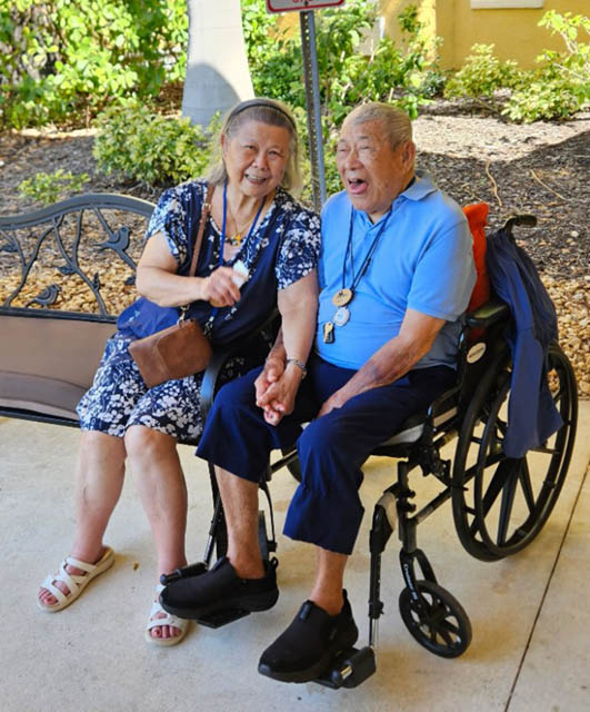 dick and eva happy senior residents dick and eva happy senior residents