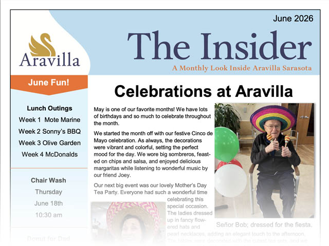 memory care newsletter image June 2026