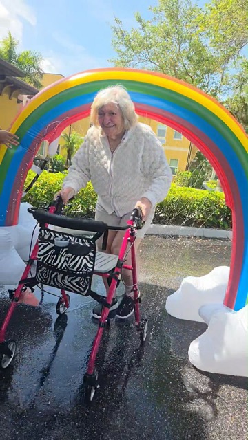 fun walker wash at Aravilla Sarasota