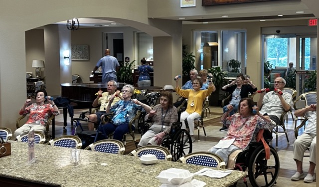 exercise class for seniors Medium exercise class for seniors at Aravilla Sarasota
