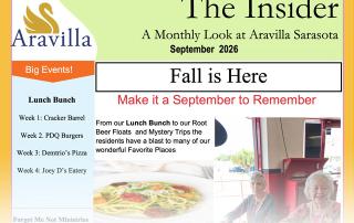 memory care newsletter SEP 2026 image