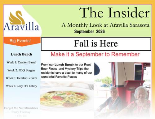 Memory Care Newsletter September 2026